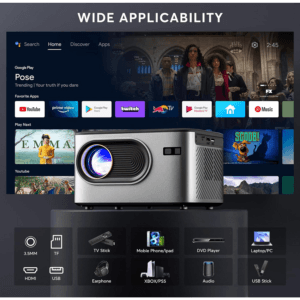 4K Projector with built in speaker