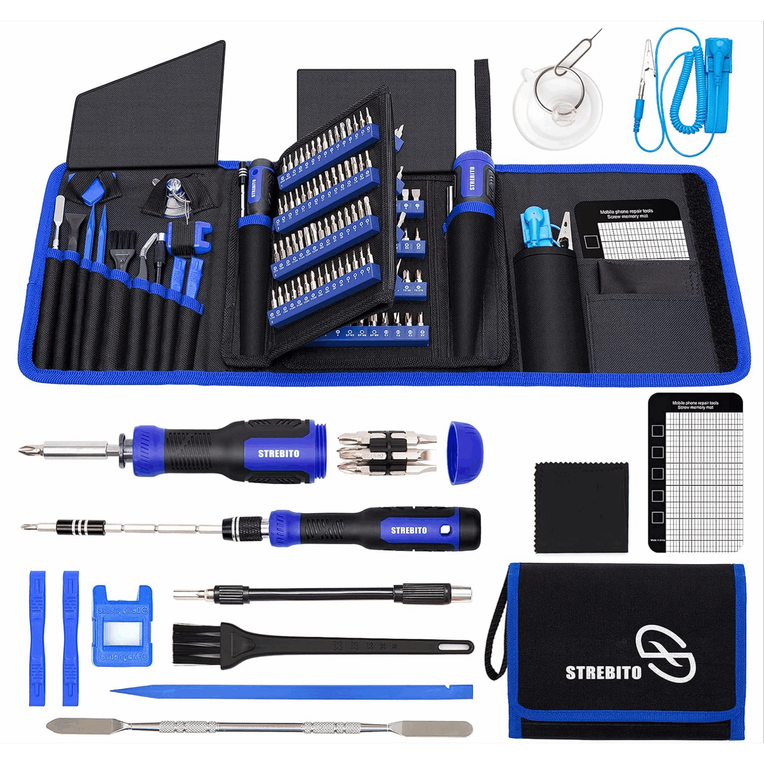 Precision Screwdriver Set 191-Piece Multi-Bit Screwdriver 1/4 Inch Nut Driver Home Improvement Tool Electronic Repair Kit for Laptop, PC, Cellphones & other forms of electronics | TrabsEnterprises Precision Screwdriver Set 191-Piece Multi-Bit Screwdriver 1/4 Inch Nut Driver Home Improvement Tool Electronic Repair Kit for Laptop, PC, Cellphones & other forms of electronics