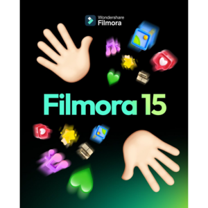 Wondershare Filmora 15 Video Editor (PC) (1 Device, Lifetime license key)